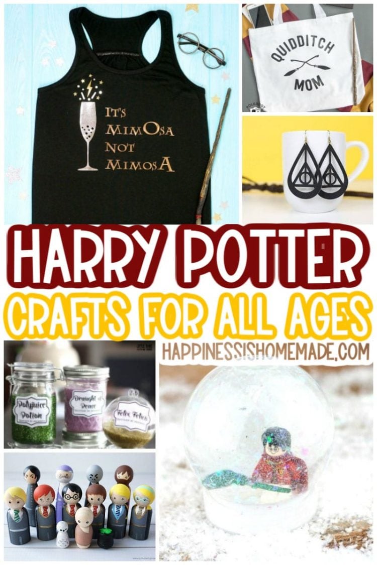 harry potter crafts for all ages pin graphic