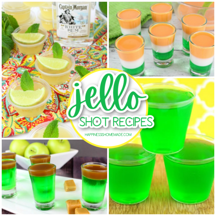 jello shot recipes collage image