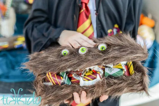 Monster book of Monsters candy holder for Halloween