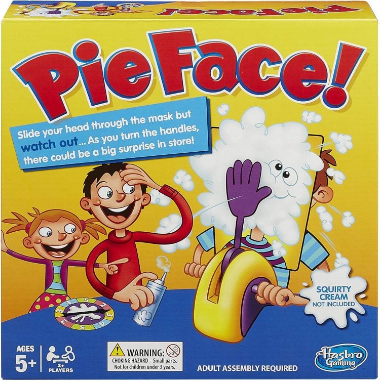 pie face hilarious kids games