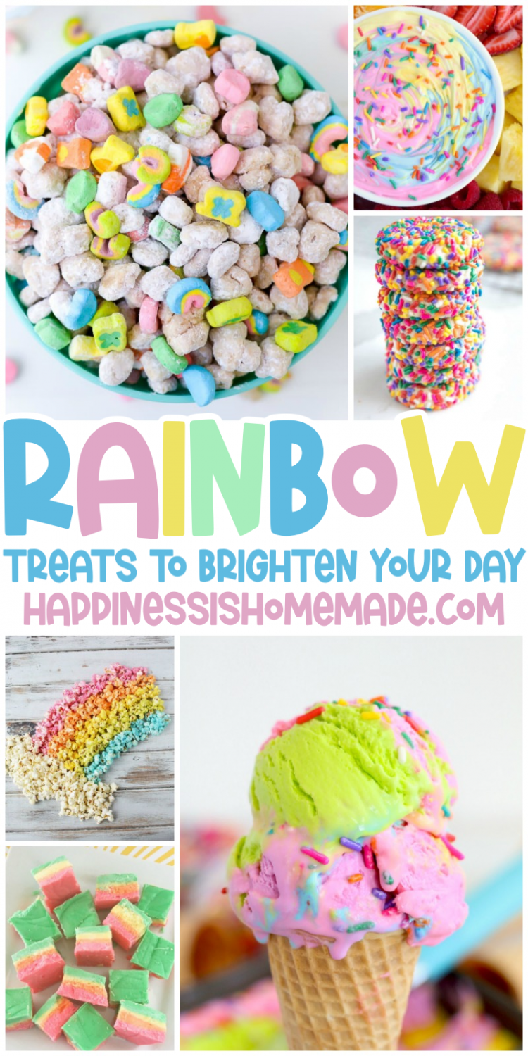 rainbow treats to brighten your day pin graphic