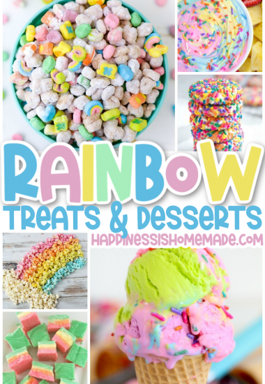 rainbow treats and dessert pin graphic