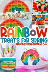 rainbow treats for spring pin graphic