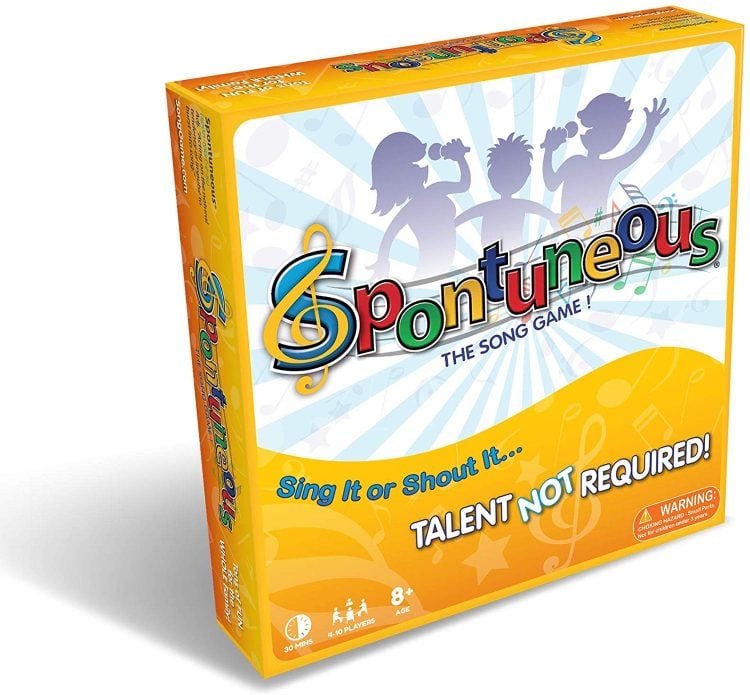 spontuneous singing family game