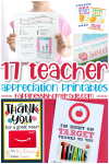 17 teacher appreciation printables