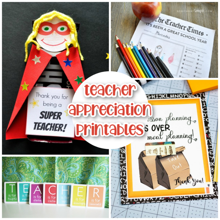 teacher appreciation printables collage
