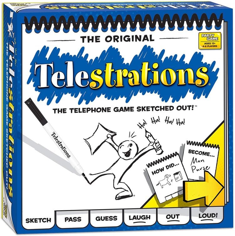 telestrations drawing game for families