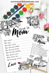 About My Mom Mother's Day printable interview questionnaire for mothers day