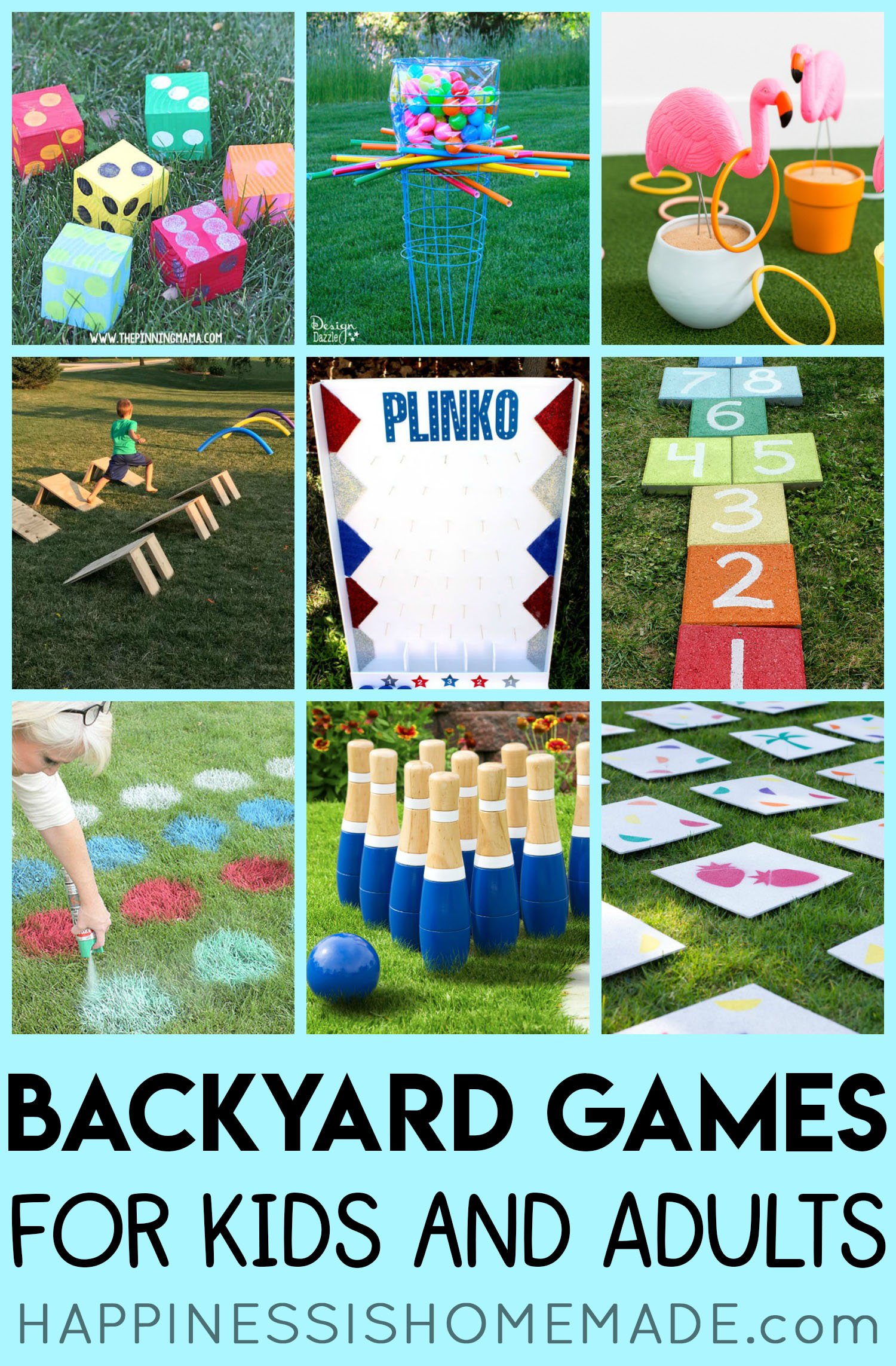 20 Fun Backyard Games For Kids Adults Happiness Is Homemade