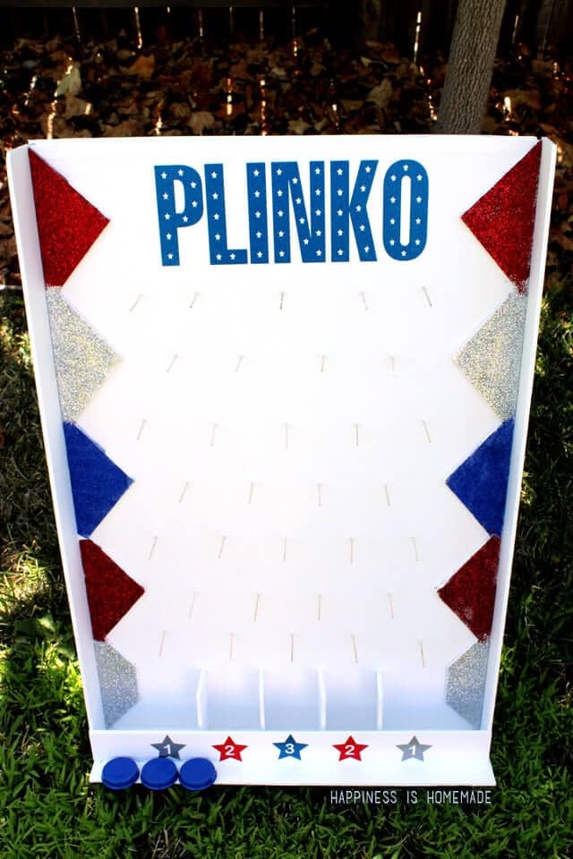 backyard plinko game board