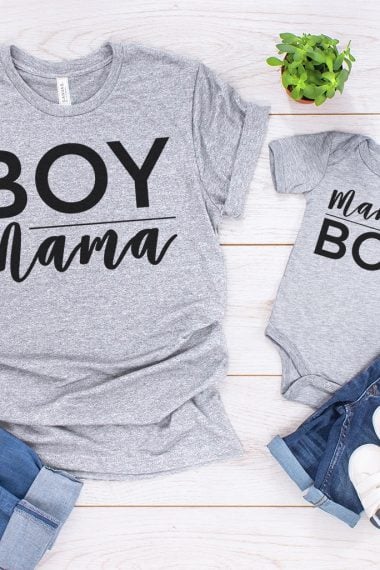 boy mama mamas boy svg files on shirts with accessories