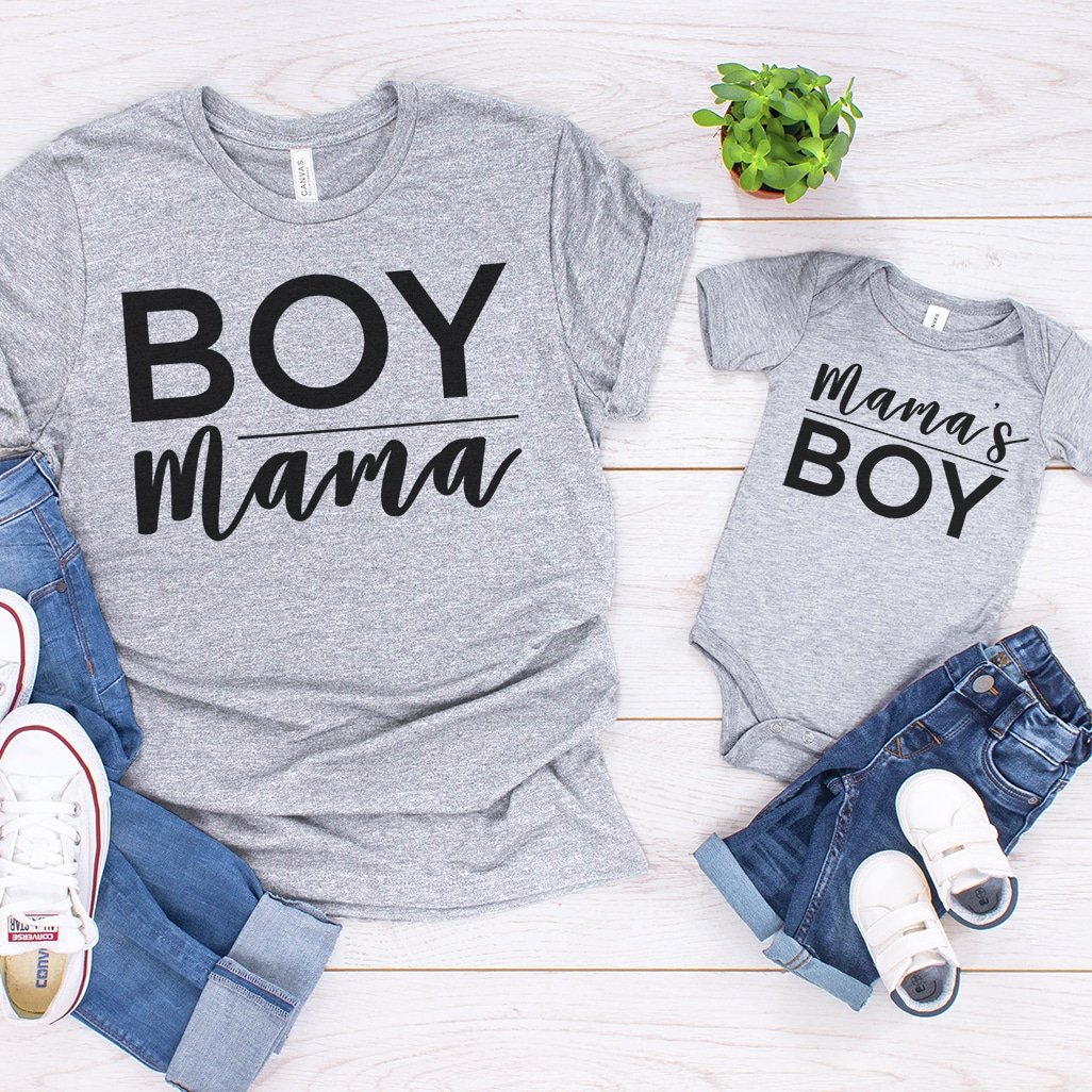 Download Boy Mama SVG Set + Shirts - Happiness is Homemade