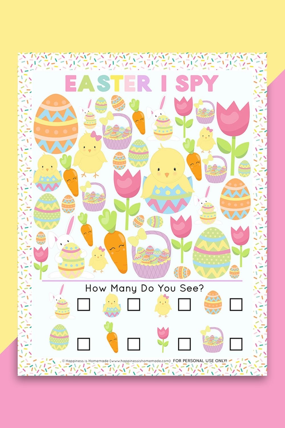 Easter I Spy Printable Game