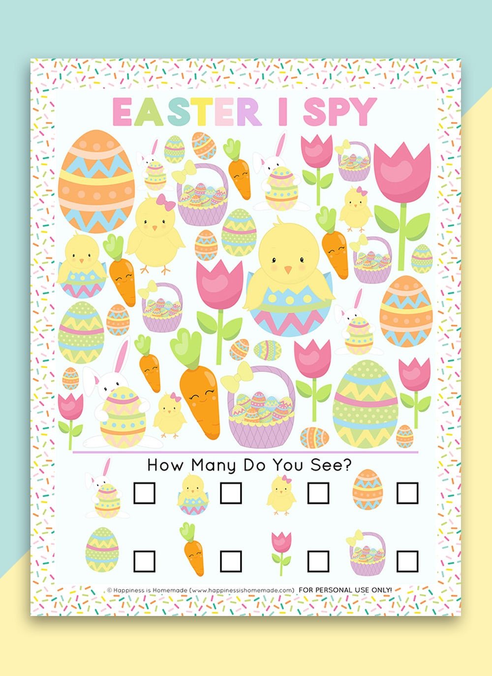 easter i spy printable game for kids