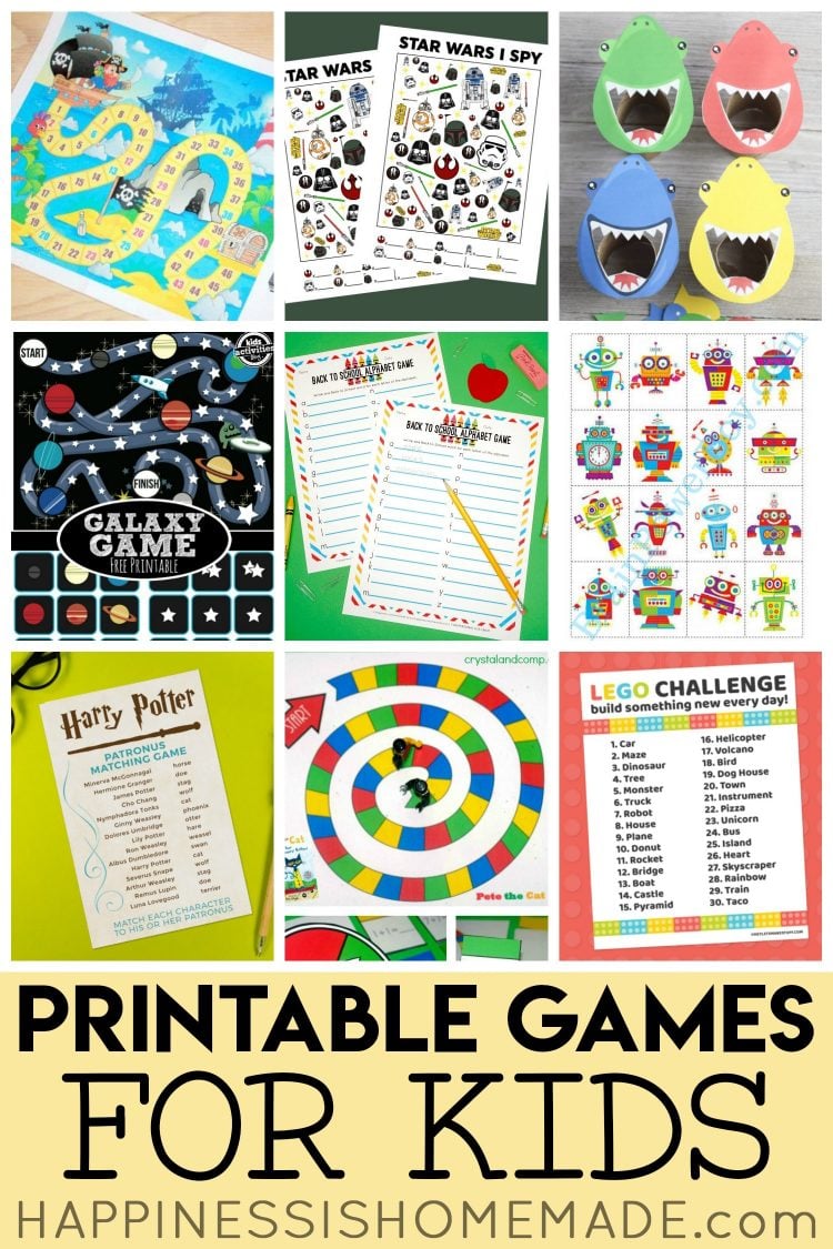 printable games for kids