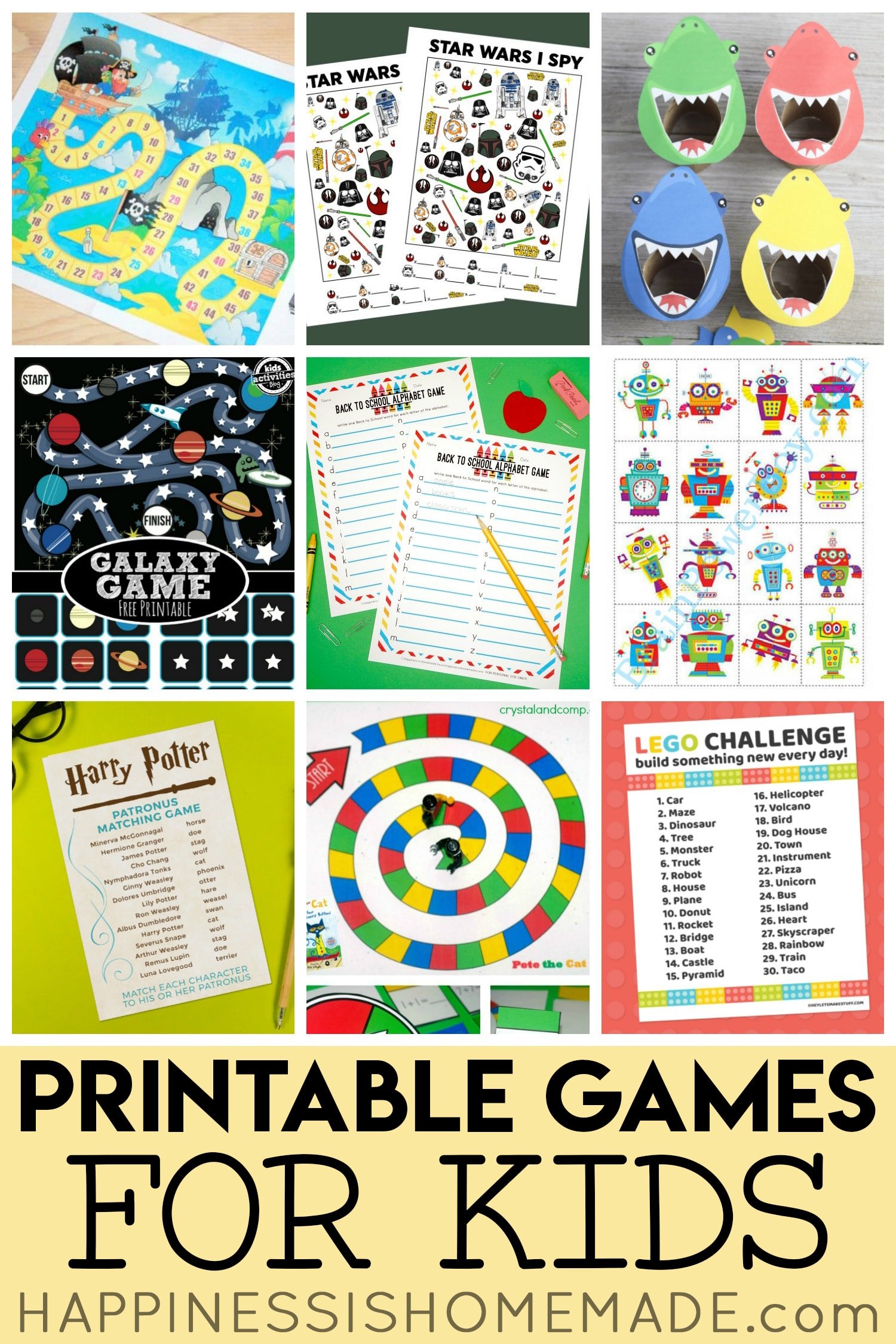 25 Fun Printable Games for Kids
