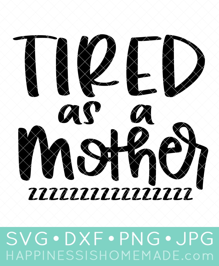 Funny Mom Svg Files Happiness Is Homemade