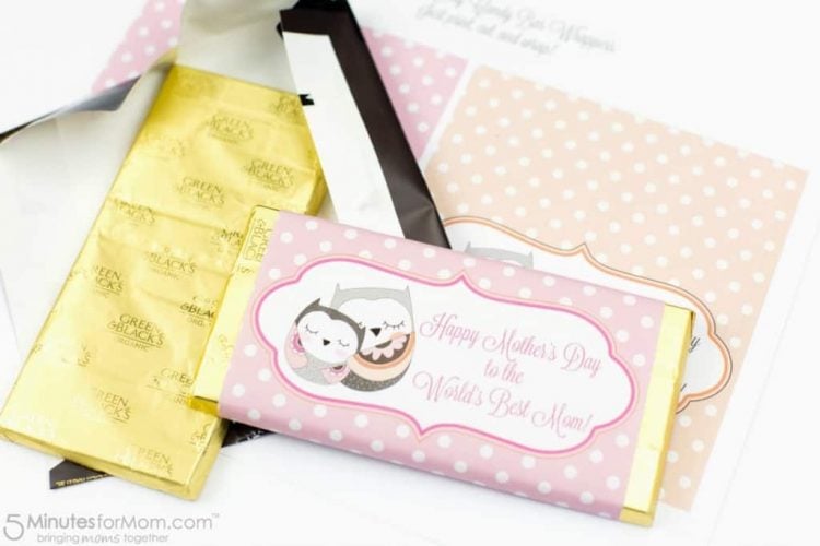 candy bar wrapper for mothers day