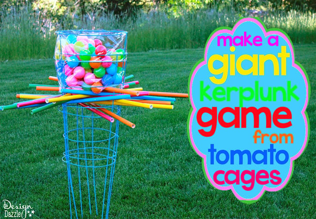 make a giant kerplunk game