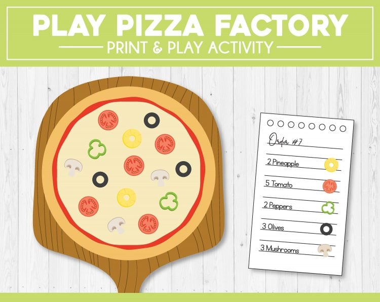 play pizza factory printable game