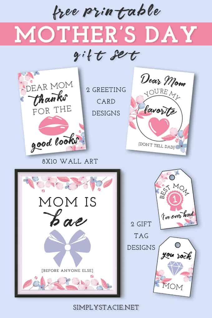 Why I Give My Kids Gifts On Mother's Day (Free Mother's Day Gift Tag) 