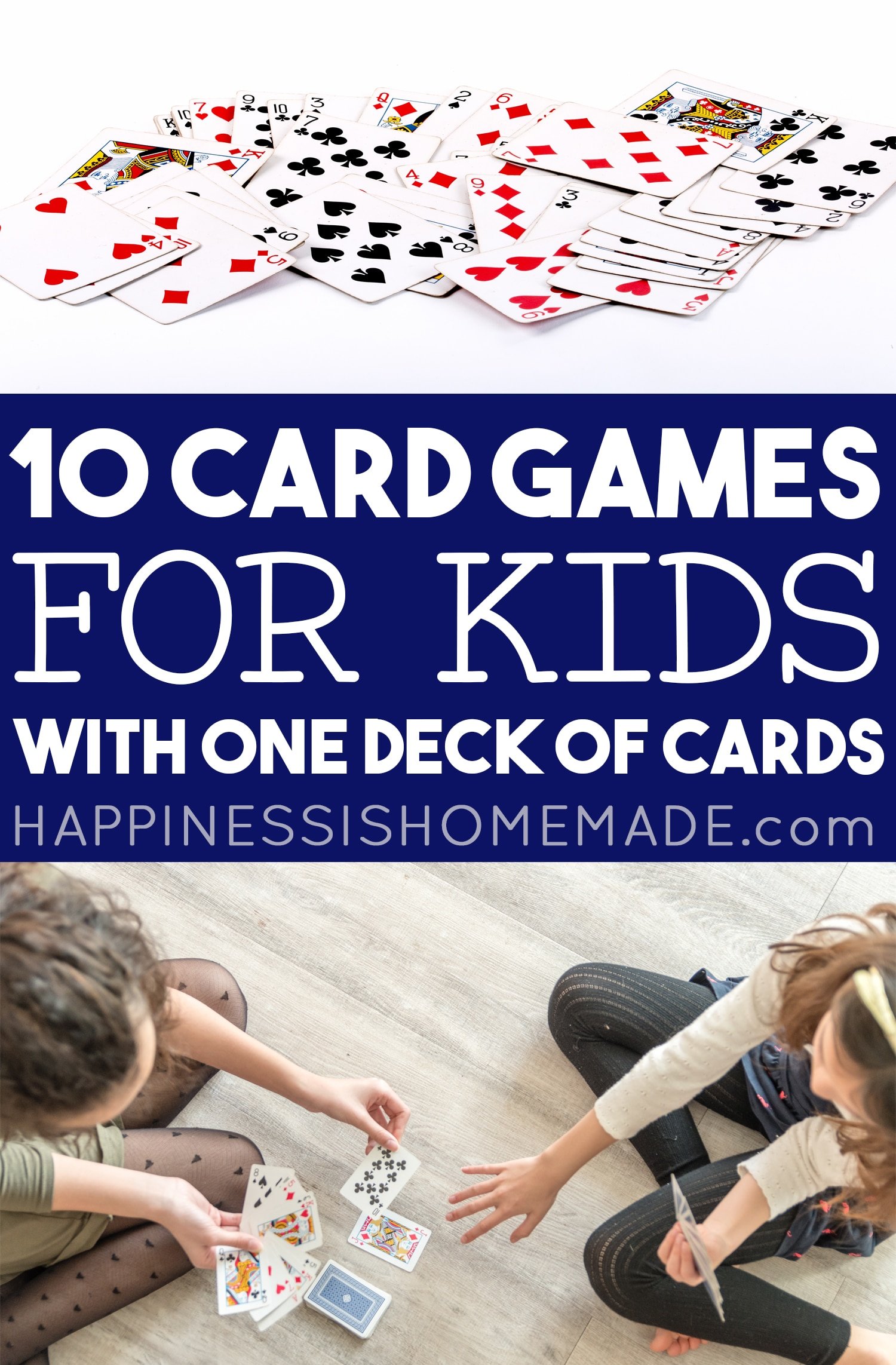 10 card games for kids with one deck of cards