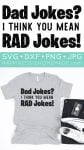 Dad Jokes SVG File and Shirt