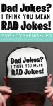 Dad Jokes SVG File and Hat