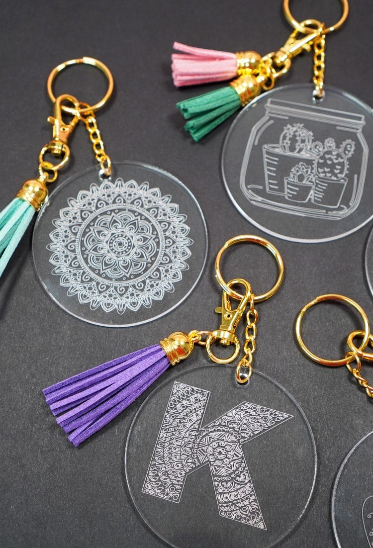 keychains engraved with cricut maker