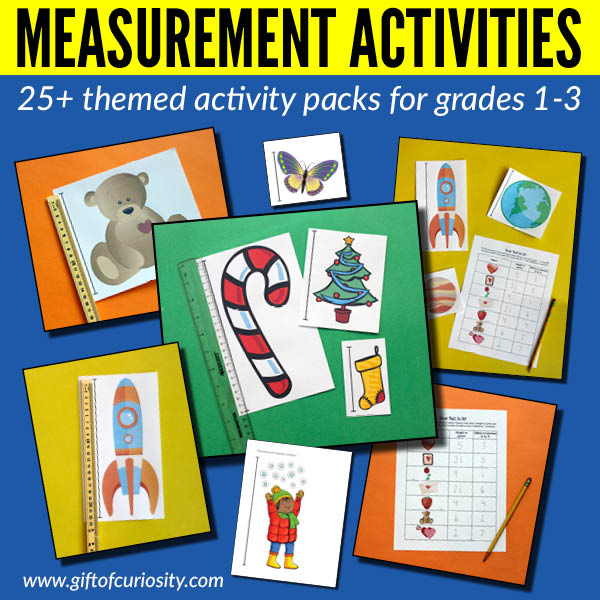 printable measurement activity bundle