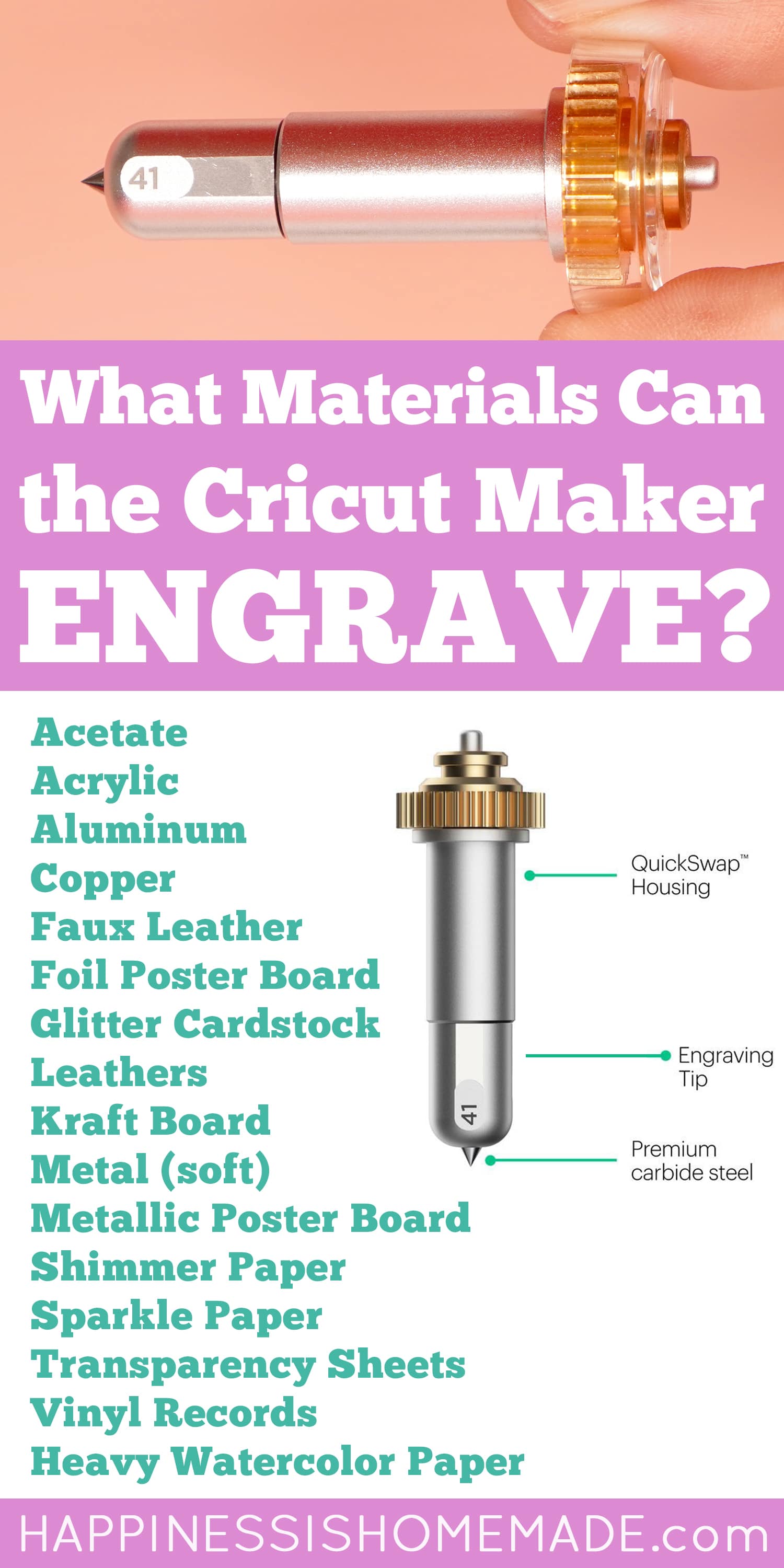 Here's how to engrave with your Cricut maker! Make sure you have the r, cricut