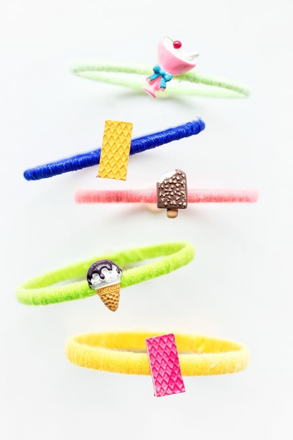 bangle friendship bracelets with food charms
