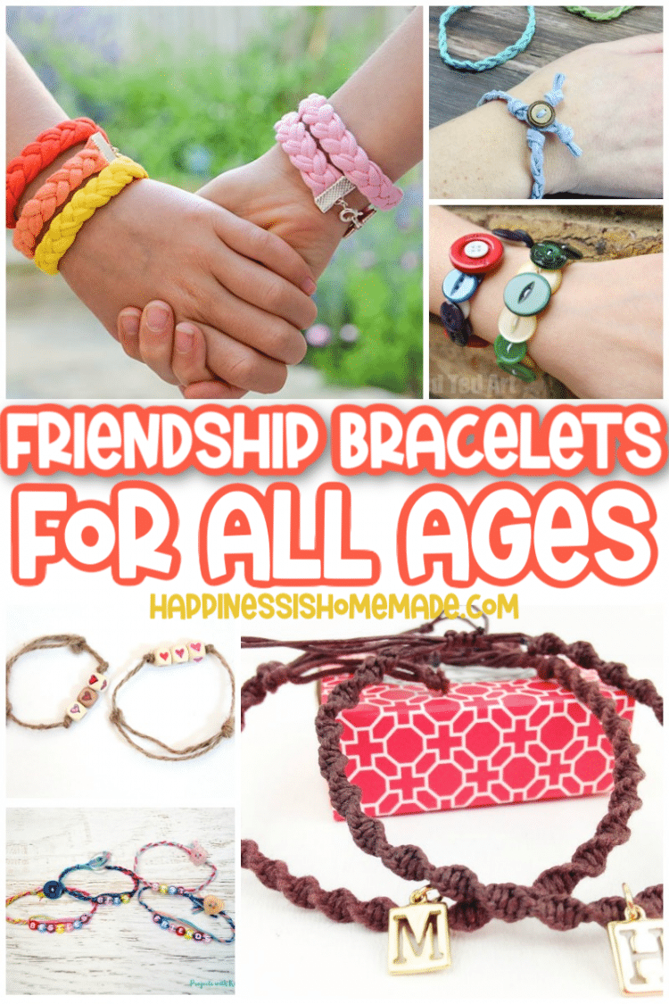 25+ DIY Friendship Bracelet Ideas - Happiness is Homemade