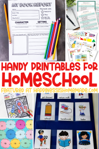 Free Homeschool Printables - Happiness is Homemade