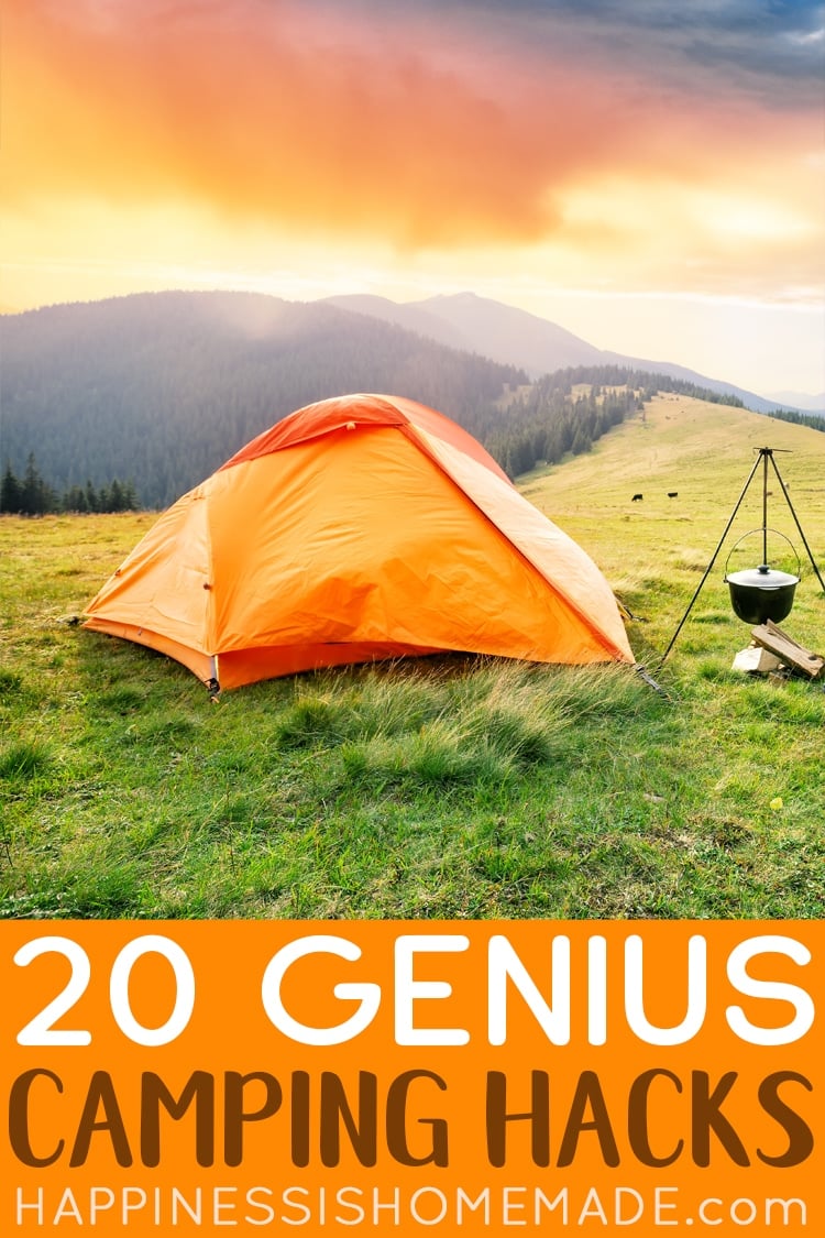 \"20 Genius Camping Hacks\"
