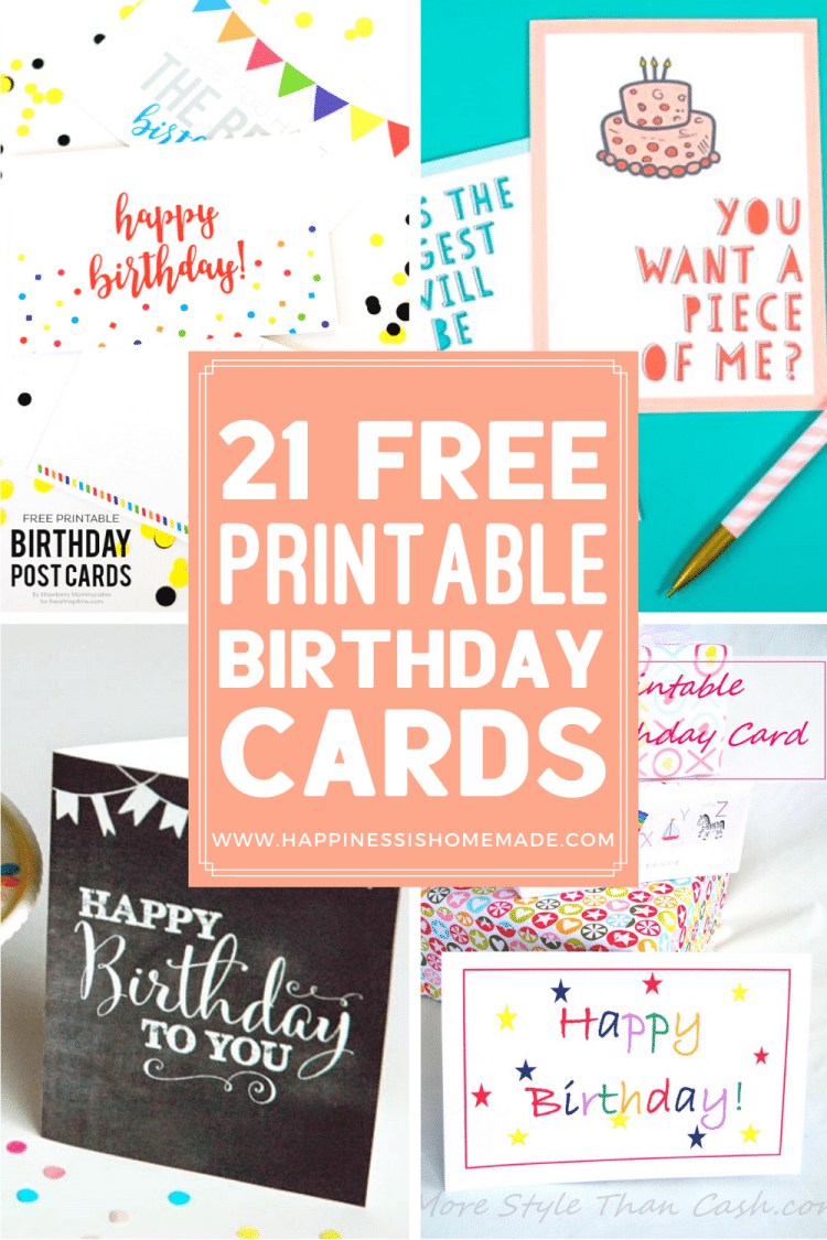 21 free printable birthday cards pin graphic