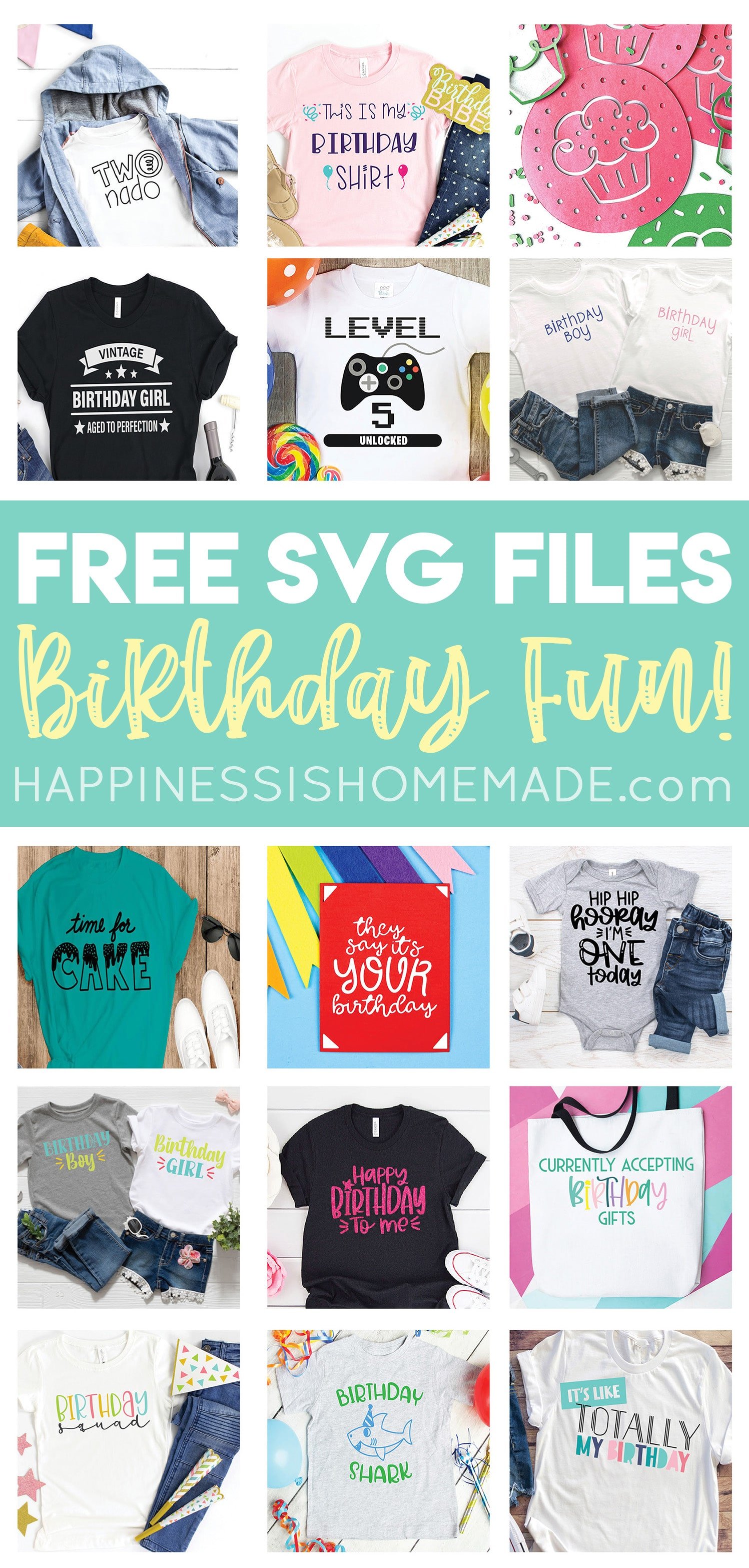 free svg files birthday fun 