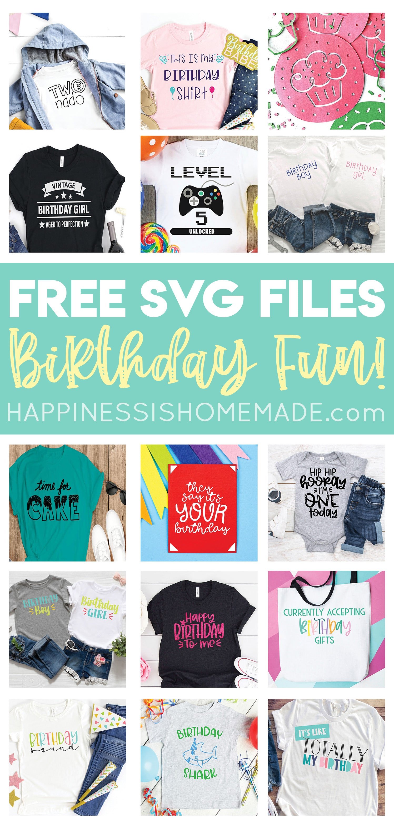 free svg files birthday fun