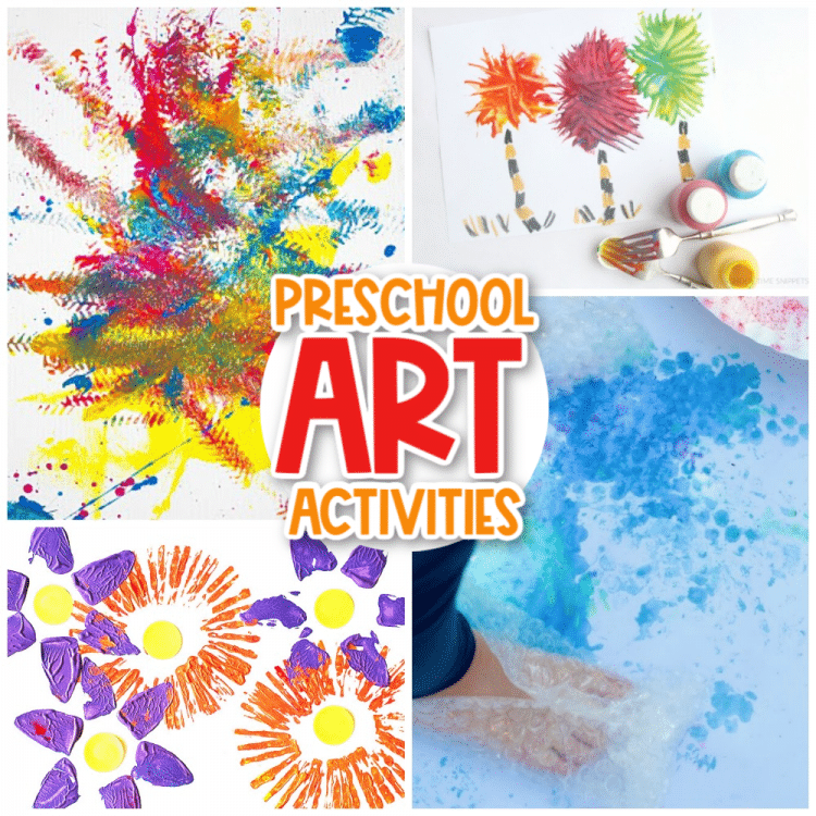 preschool art activities collage