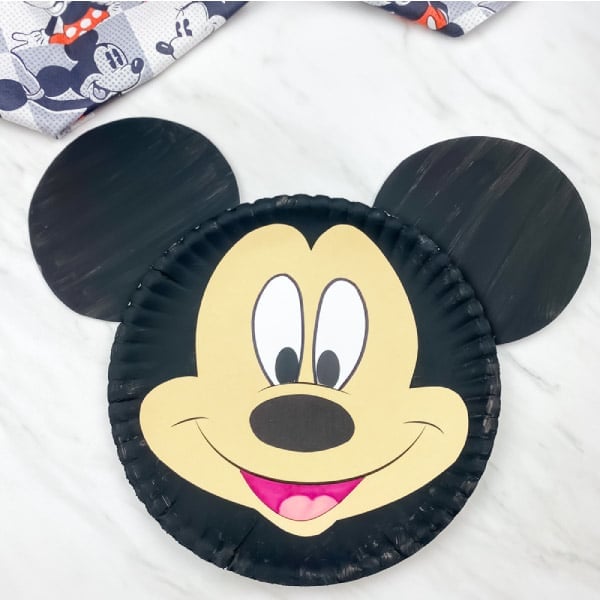 mickey mouse paper plate craft