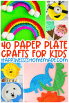 40 paper plate crafts for kids