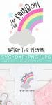 "I'm the Rainbow After the Storm" SVG file graphic and baby onesie made with the file