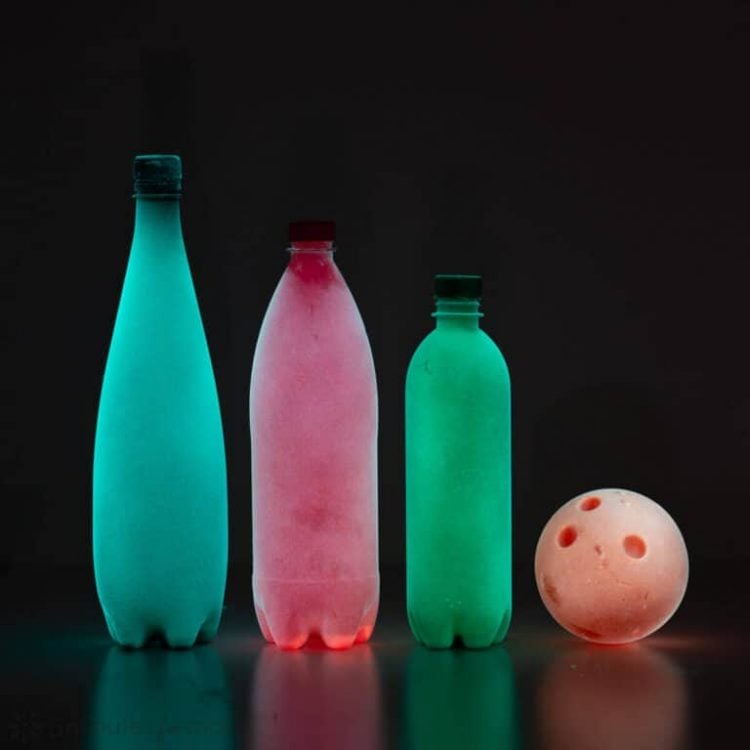 Glow in the dark bowling