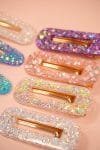 DIY resin barrettes and hair clips