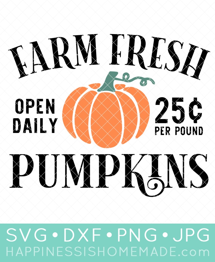 14 Free Pumpkin Svg Files Happiness Is Homemade