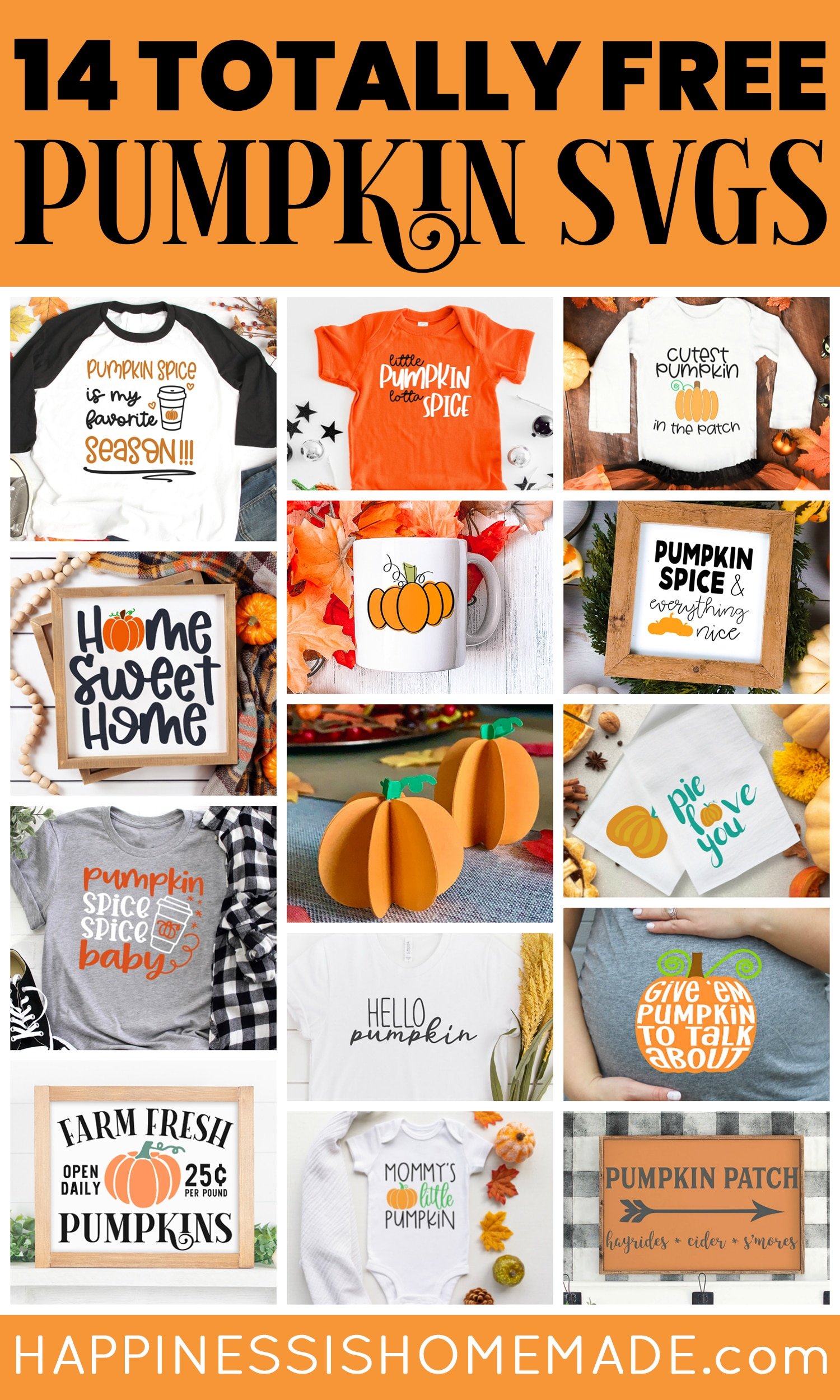 free pumpkin svg files for cricut or silhouette machine collection