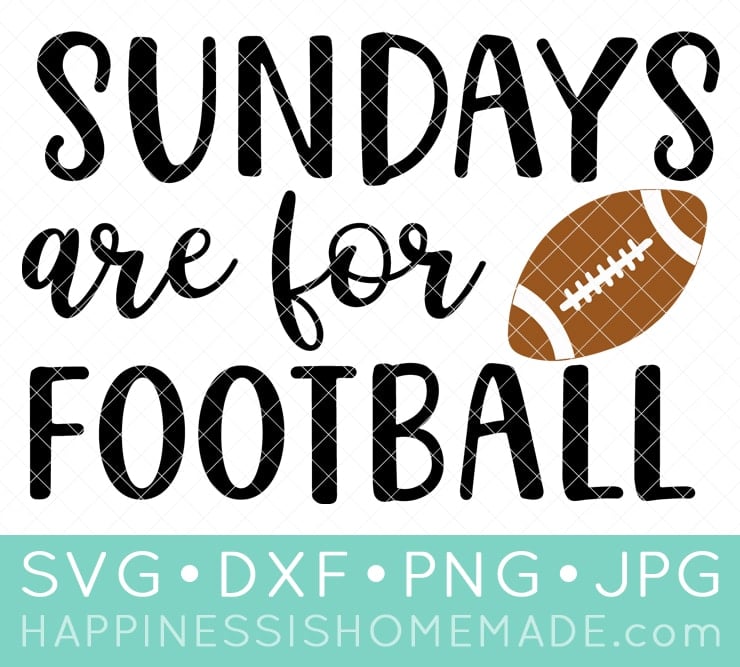 14 Free Football Svg Files Happiness Is Homemade