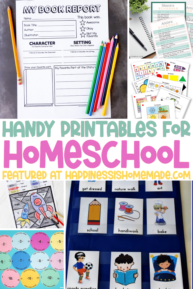 Free Homeschool Printables