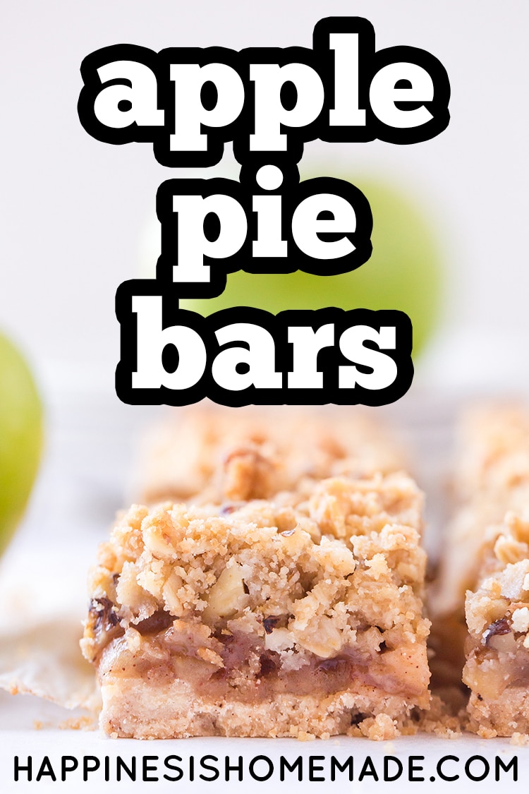 apple pie bars pin graphic