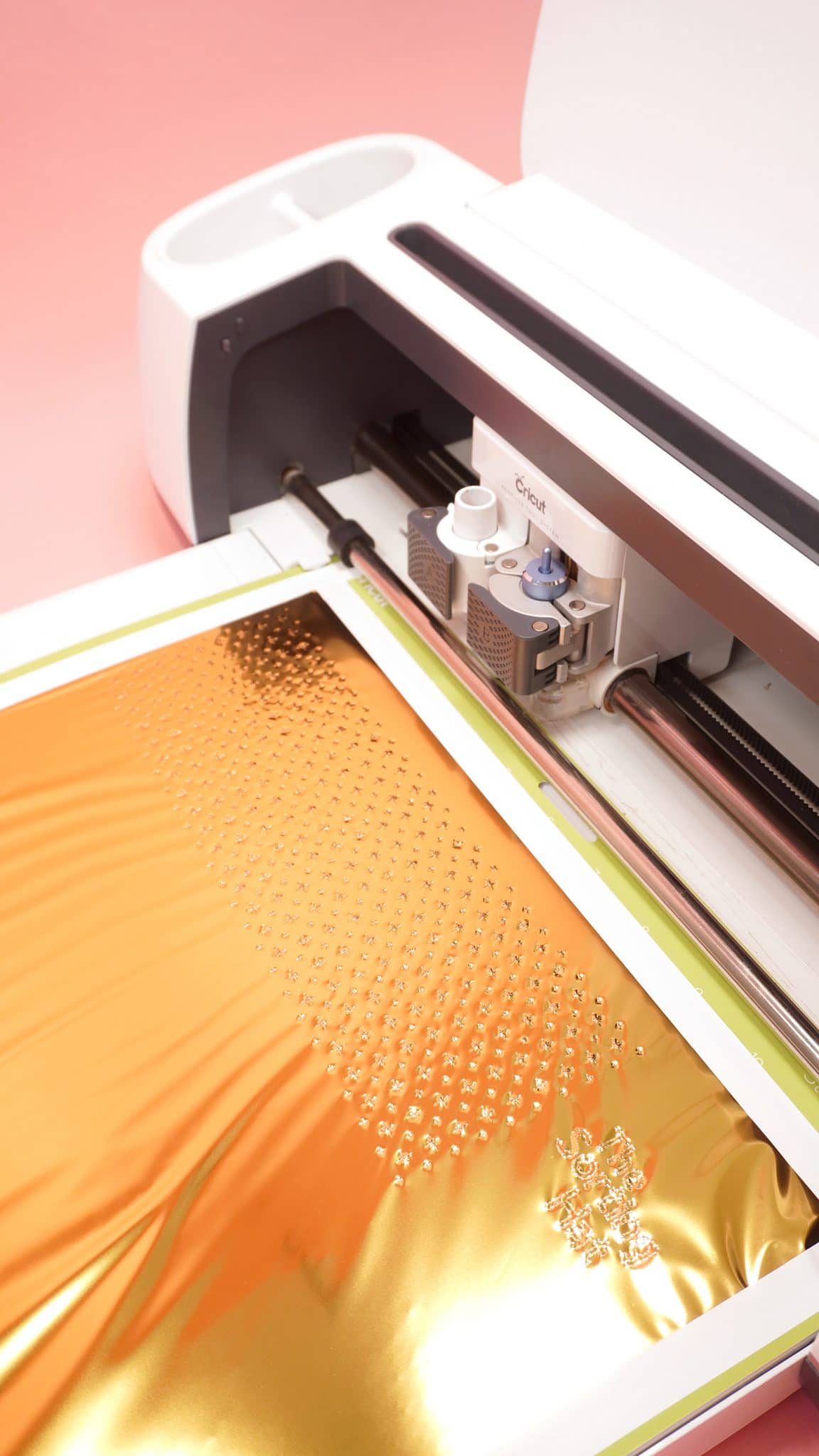 DIY Foil Art Prints with the Cricut Foil Transfer System Happiness is